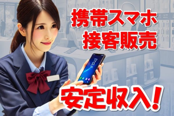 auショップでの窓口受付・接客販売スタッフ イメージ