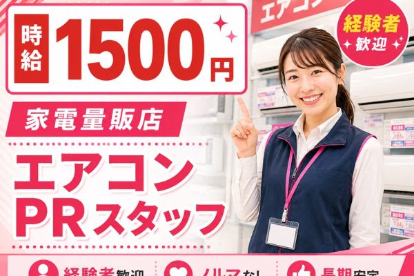 家電量販店/エアコンPRスタッフ イメージ